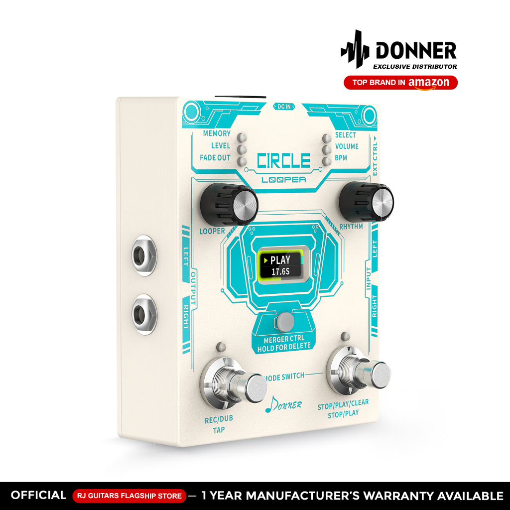 Donner Circle Looper Review- Is This The Best Value Looper On The Market? - Learn Guitar Cafe