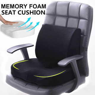  WAOAW Seat Cushion, Office Chair Cushions Butt Pillow for Long  Sitting, Memory Foam Chair Pad for Back, Coccyx, Tailbone Pain Relief  (Grey) : Office Products