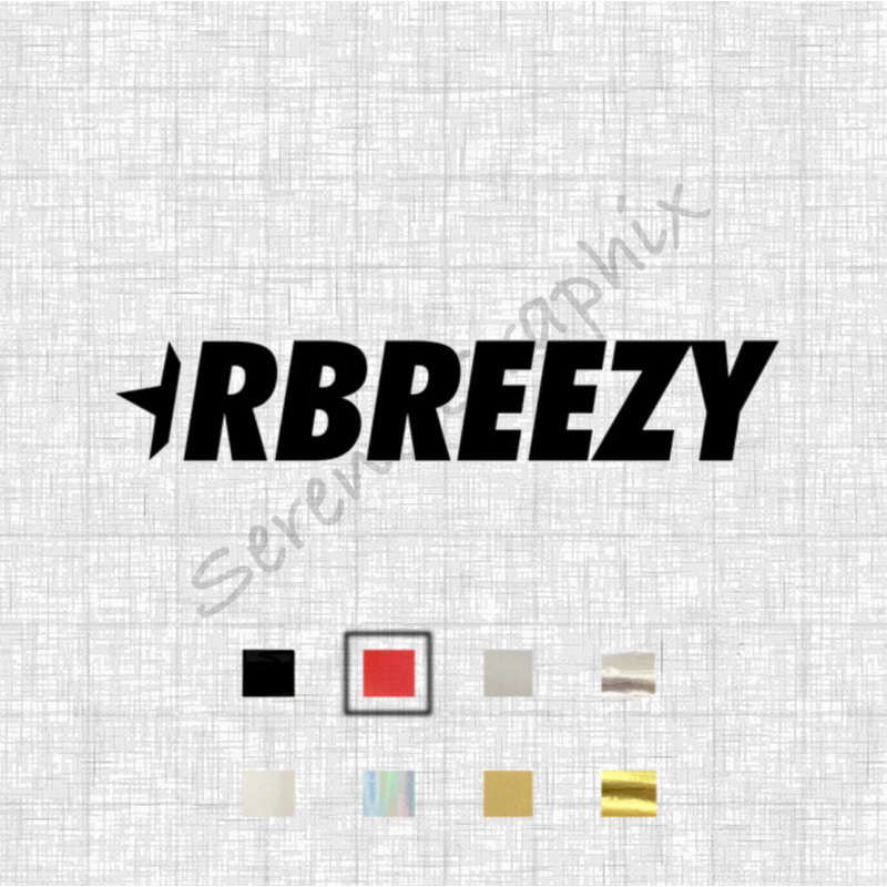 RBREEZY Sticker - Waterproof Cut Out Sticker | Shopee Philippines