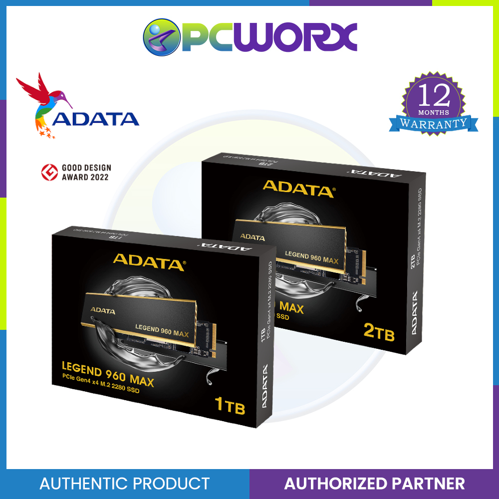 Adata LEGEND 960 MAX M.2 PCIe 4.0 X4 Solid State Drive | Shopee Philippines
