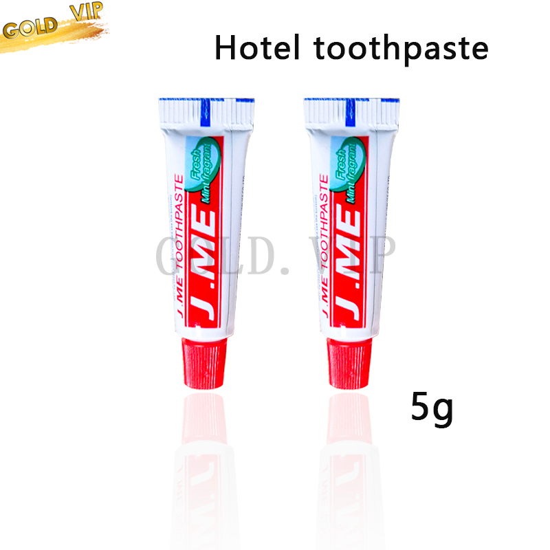 100pcs Hotel Supplies Toothpaste Mini Tube Travel Toothpaste 3g or 5g