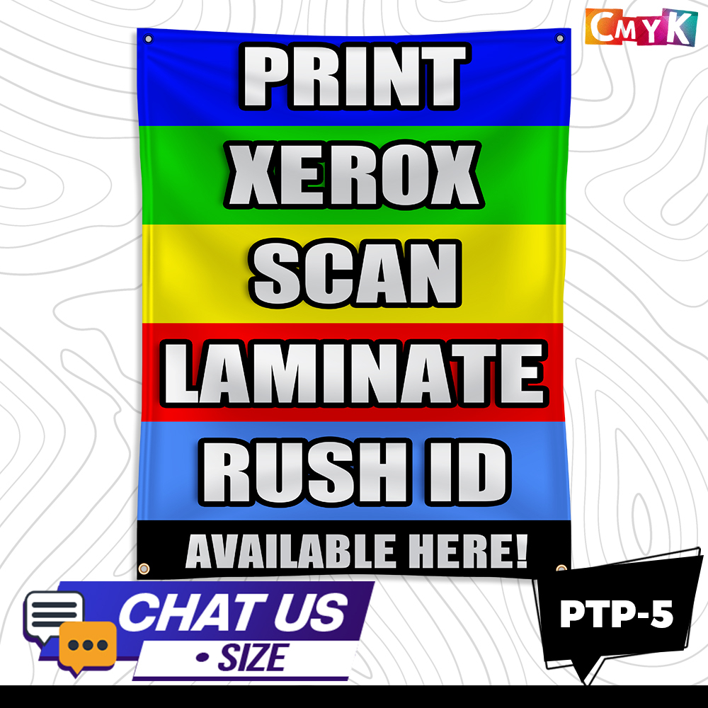 Print Xerox Scan Tarpaulin