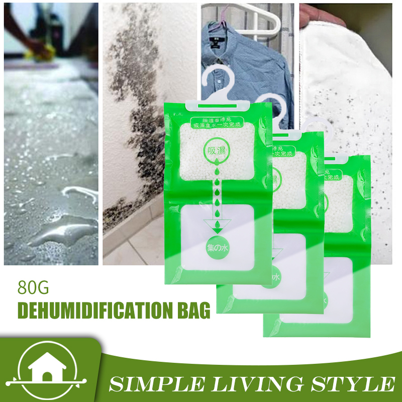 Household Hanging Hygroscopic Bag Wardrobe Dehumidifier MoistureProof
