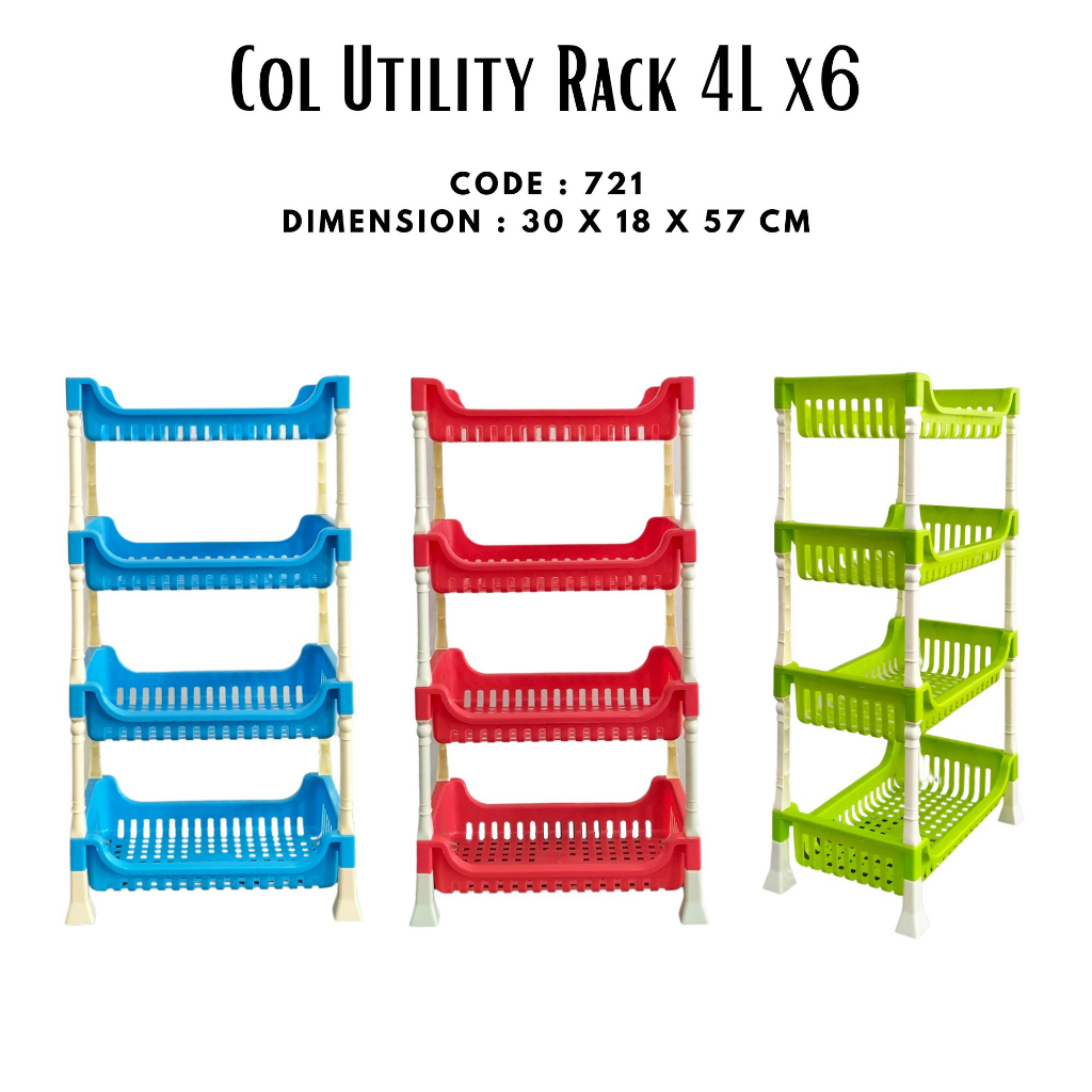 SMALL RACK/ HOME DECOR/ HOME IMPROVEMENT/ SPACE SAVER/COLORED UTILITY ...