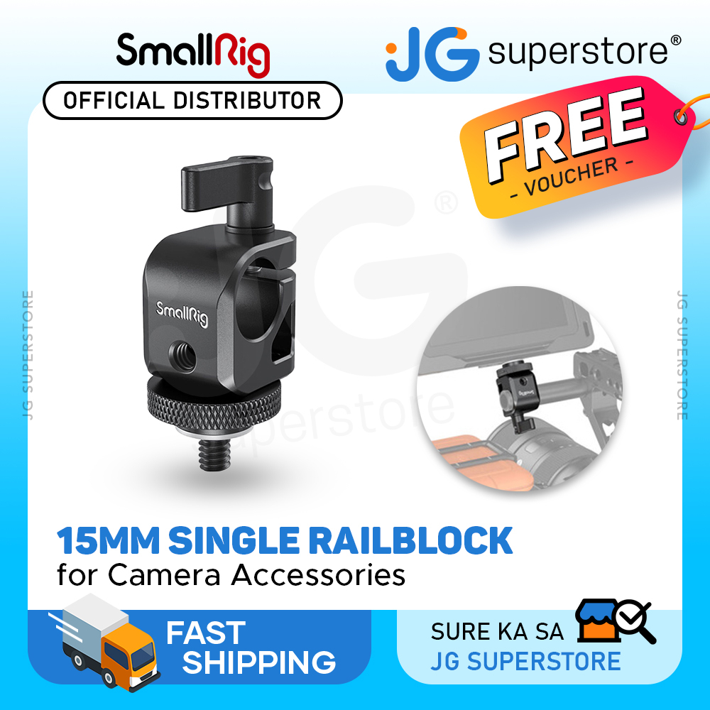 SmallRig Single RailBlock 15mm LWS Rod Clamp Connector With 1/4"-20 ...