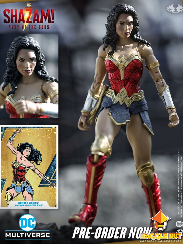 Wonder Woman Shazam Fury Of The Gods 7 Mcfarlane Toys Dc Multiverse