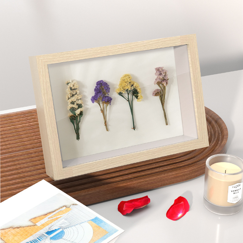 Photo frames Transparent Glass Wooden Photo Floating Frame Picture ...