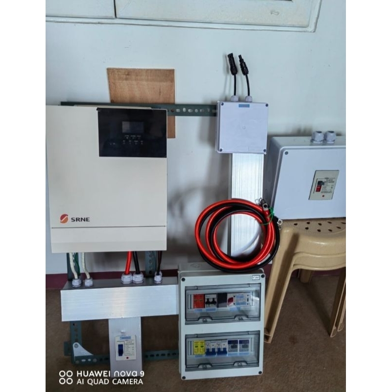 5kw 48v srne brand hybrid off grid inverter preassembled set up ...