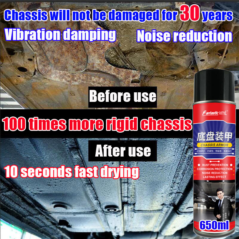 100 times more rigid chassis Undercoat Rubberized Spray Paint under