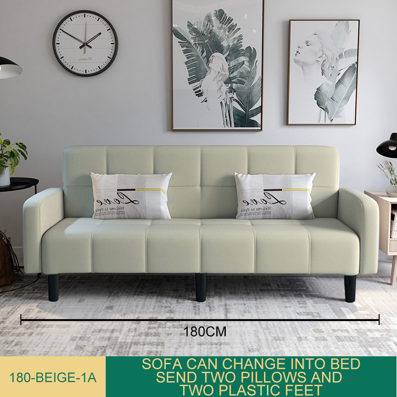 Sofa Foldable Sofa Bed Double Size Solid Wood Sofa Bed Queen Size Lazy Sofa Bed Chair Shopee