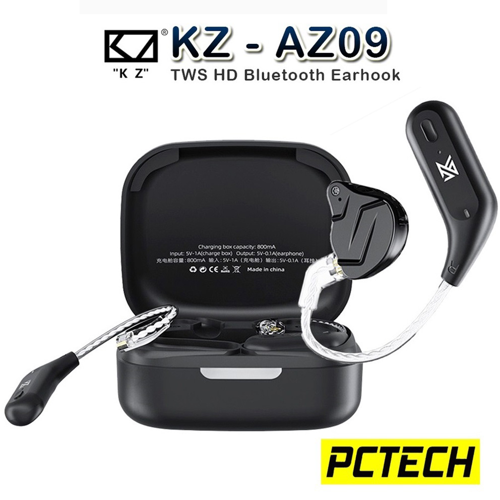 KZ AZ09 Pro Wireless Upgrade Bluetooth Earphone 5.2 Ear Hook B PIN/C ...