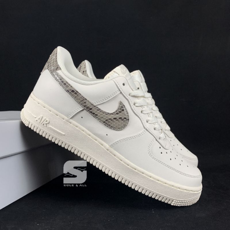 Af1 sales snakeskin white