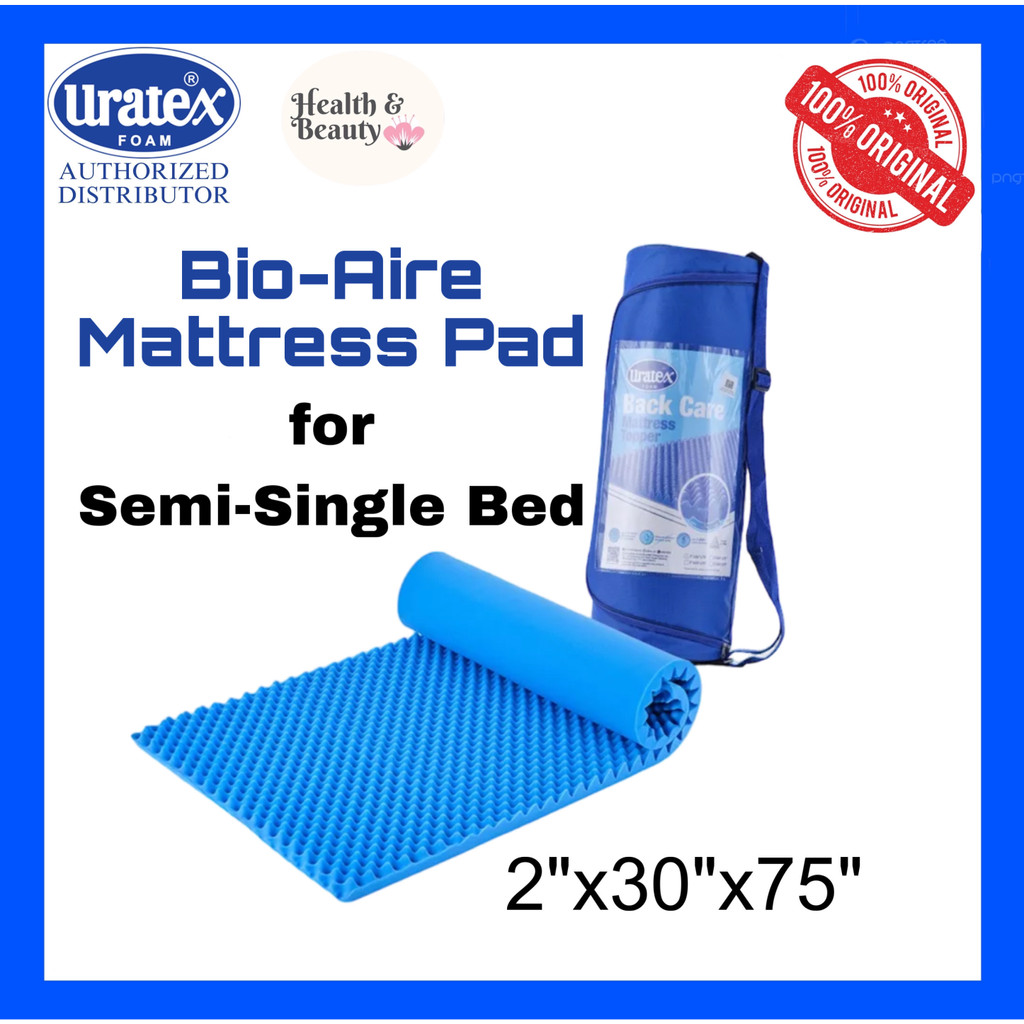 Uratex BioAire Back Care Egg Mattress Topper / Anti Bed sore in Blue