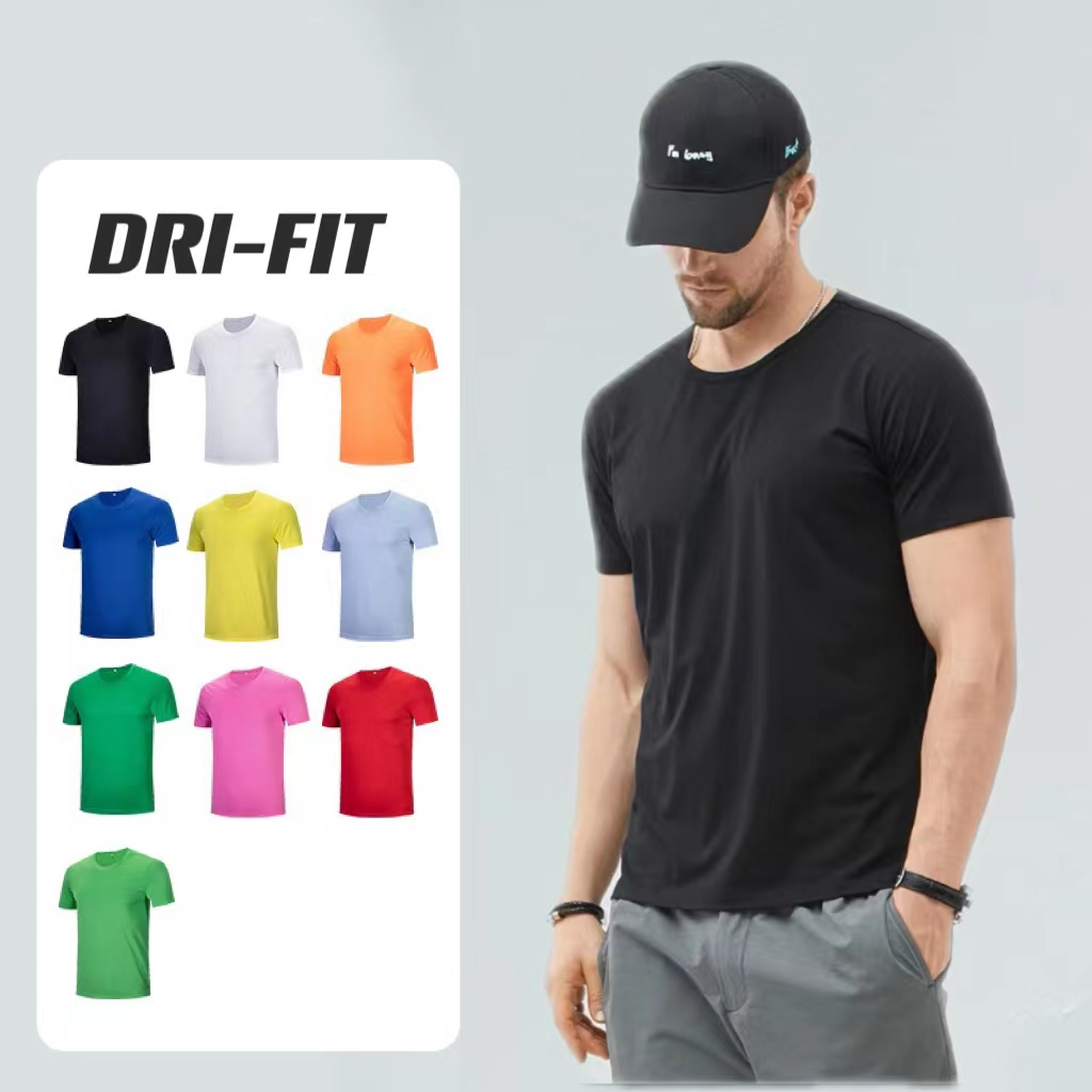 Dri-Fit Tshirt Quick Dry Climalite Breathable Plain Tshirts Sports Training  Tops Drifit Jersey