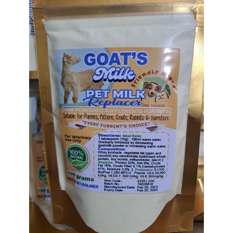 Friendly Breed Goats Milk Pet Milk Replacer | Shopee Philippines