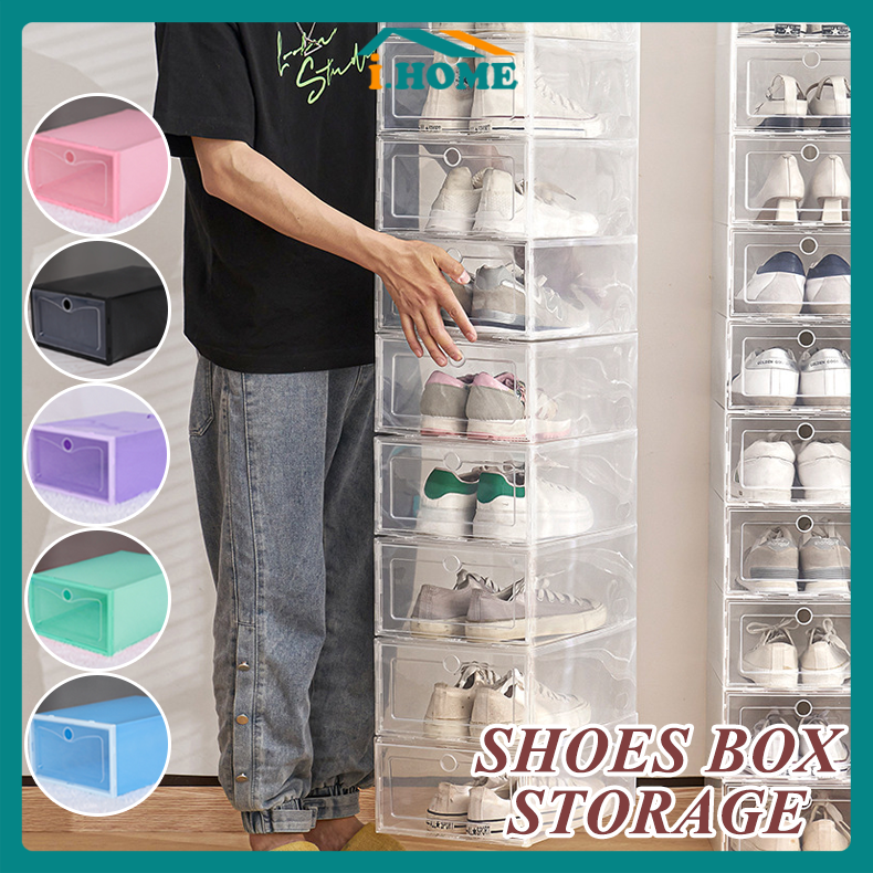 Candy Color Shoe box storage organizer shoe rack Big Size Stackable ...
