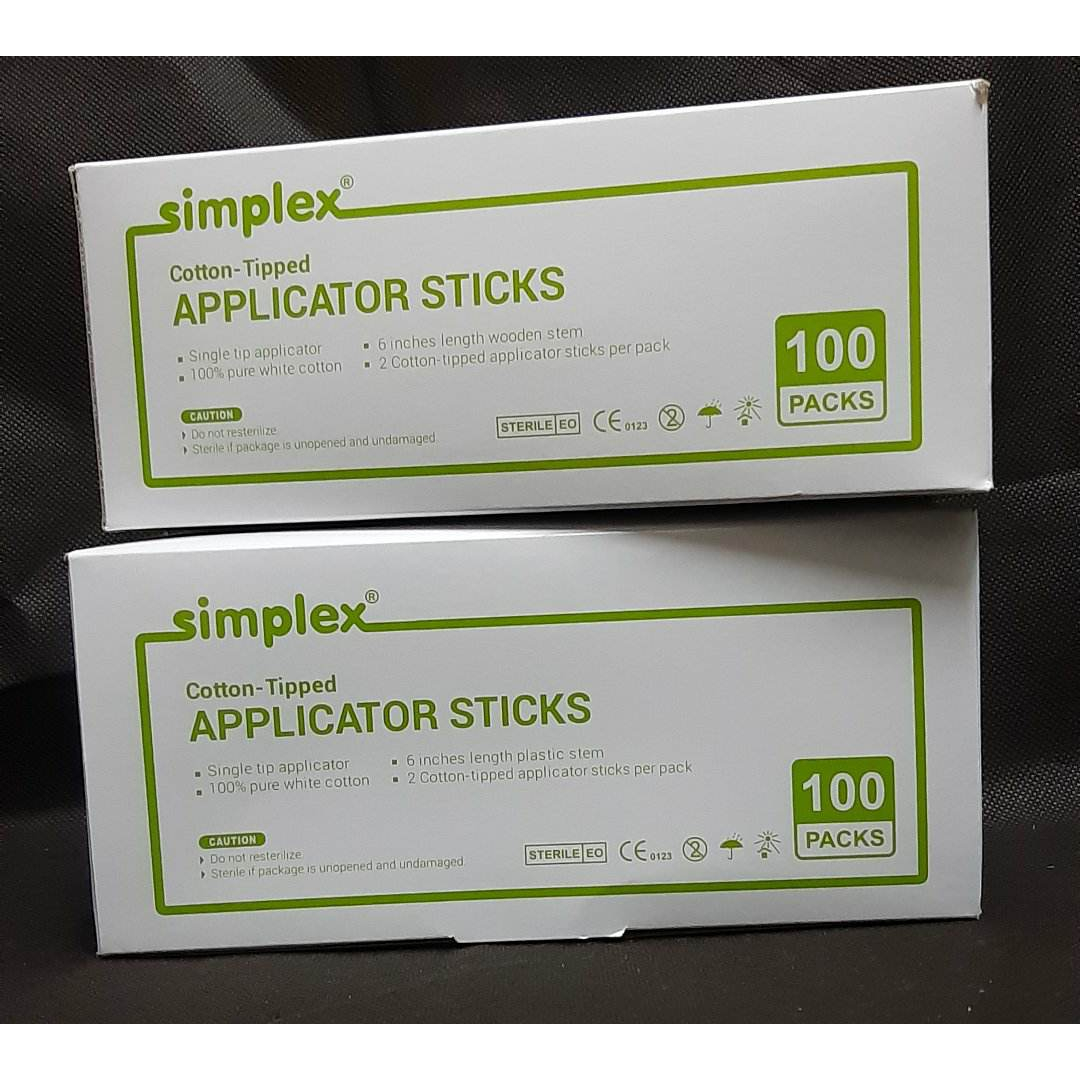 Simplex® Cotton-Tipped Applicator Sticks