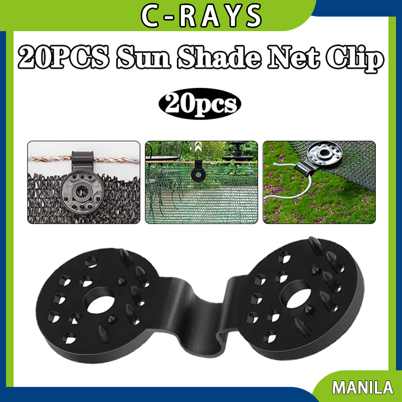 20PCS Sun Shade Net Clips Shade Fabric Clips Garden Greenhouse Shade