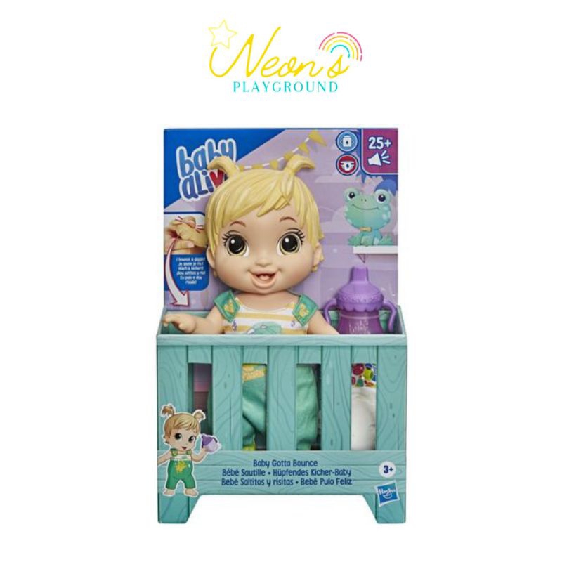 Baby Alive Baby Gotta Bounce Doll Blonde Hair Shopee Philippines