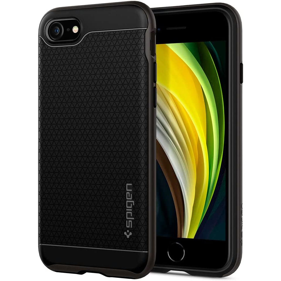 Spigen iPhone SE (2020)/ iPhone 8 / iPhone 7 Case Neo Hybrid 2 Gunmetal
