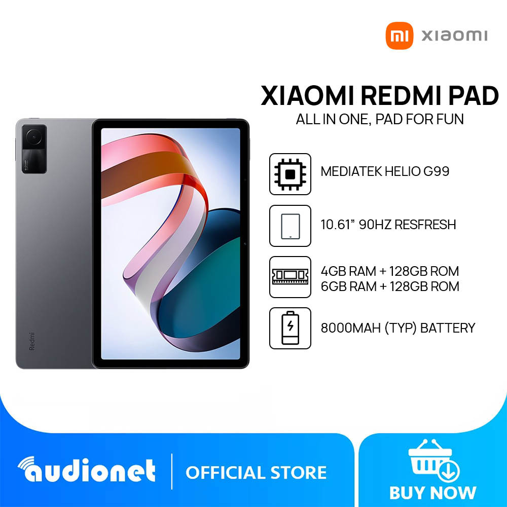 Xiaomi Redmi Pad Tablet | 4GB+128GB / 6GB+128GB | MTK Helio G99