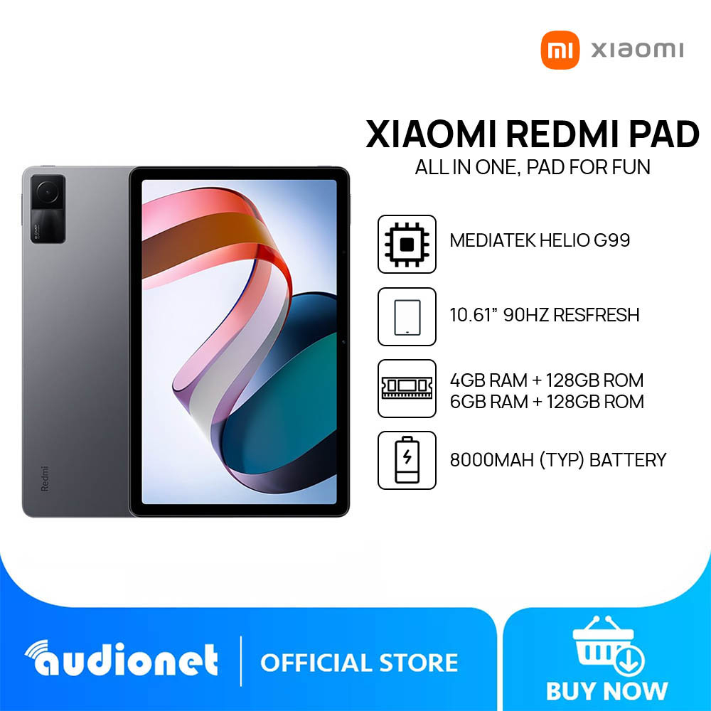 Xiaomi Redmi Pad Tablet 4GB+128GB / 6GB+128GB MTK Helio G99 90Hz