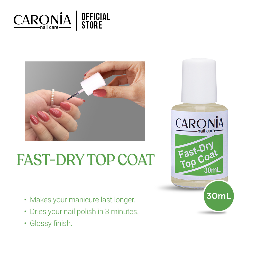 Caronia Fast Dry top coat in 30ml Shopee Philippines