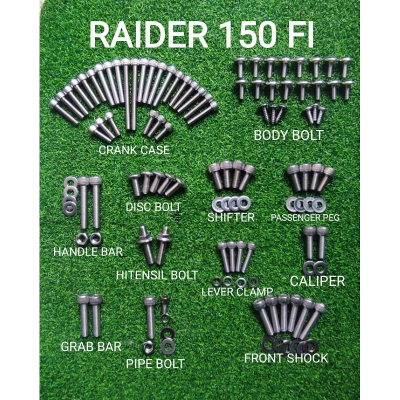 Raider 150 FI stainless allen bolt Shopee Philippines