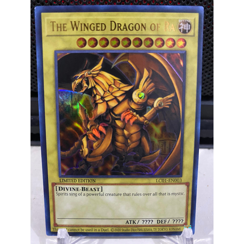 The Winged Dragon of Ra - LC01-EN003 - Ultra Rare Limited Editon ...