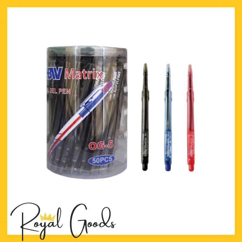 HBW Ballpen Matrix (Black, Blue, Red)(Sold Per Pc) | Shopee Philippines