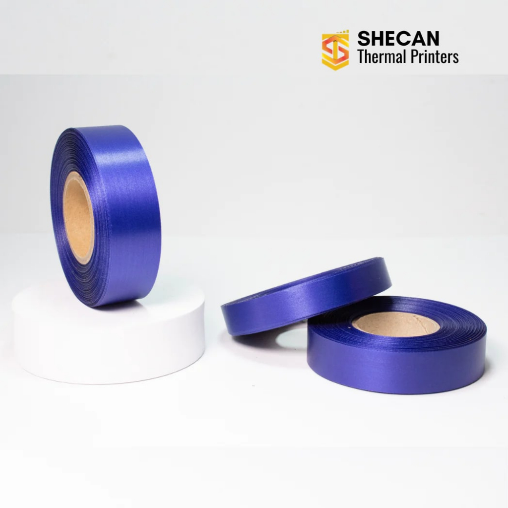 Shecan Ribbons in Blue and Green shades Cut Edge Satin Ribbons 15mm ...