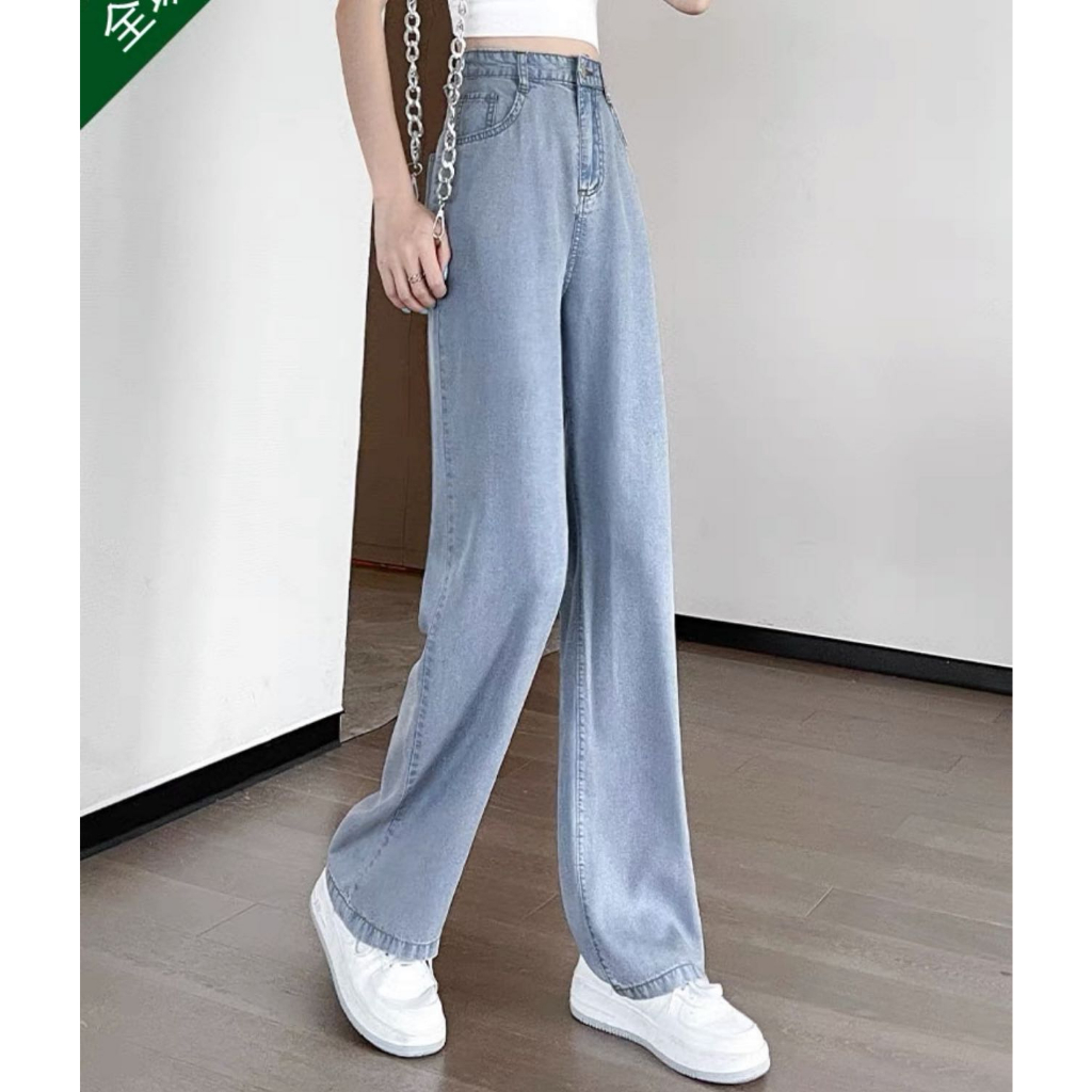 Mom jeans ladies new style Korea fashion boyfriend jeans | Shopee ...