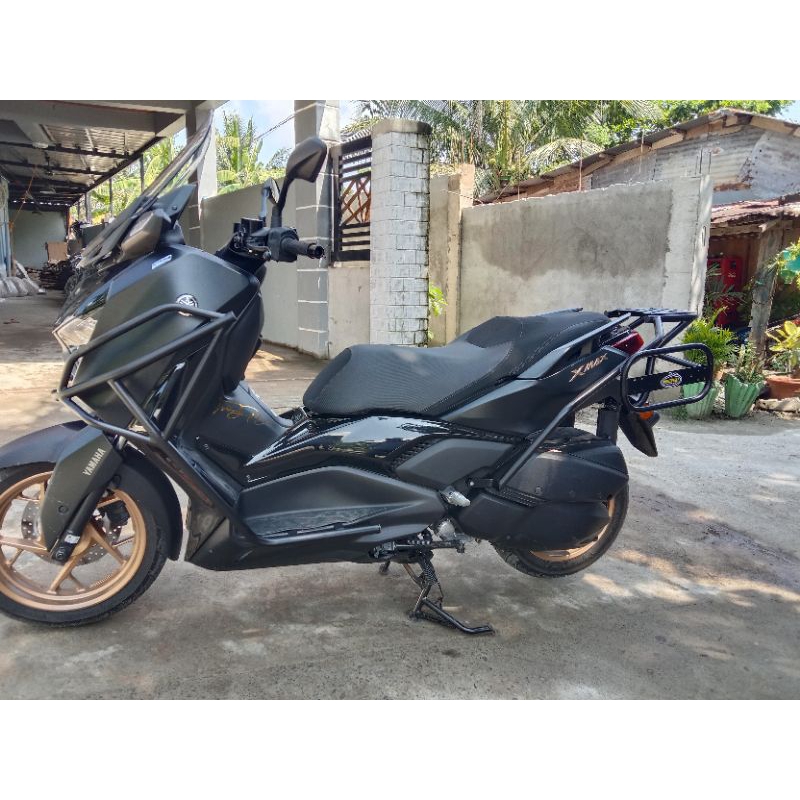 YAMAHA XMAX V1/ XMAX V2 - TOP BOX BRAKET WITH SIDE PANNIER(POWDER ...