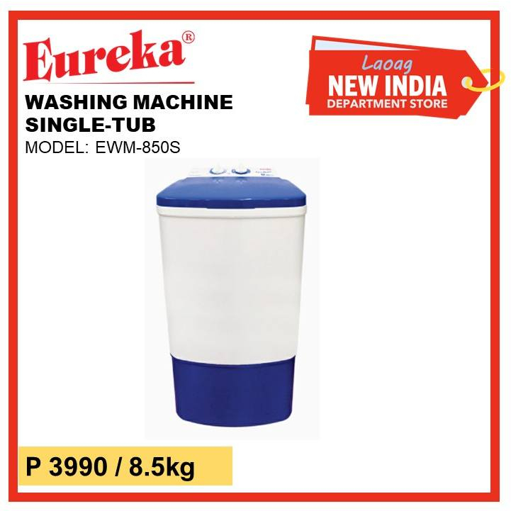 EUREKA SINGLE TUB WASHING MACHINE (EWM 850S) Shopee Philippines