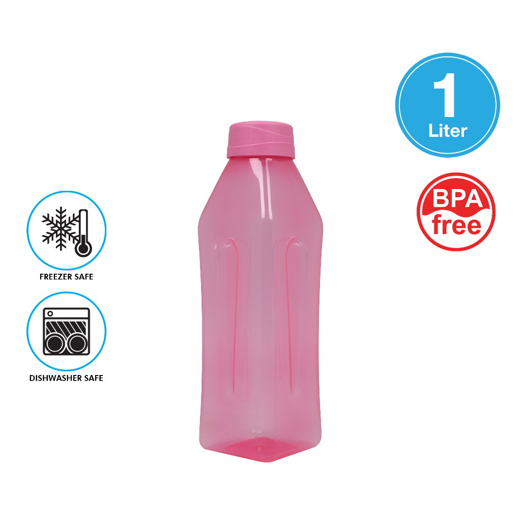 Twist Cup Water Bottle 1L PP (Polypropylene) BPA Free Spout Lid