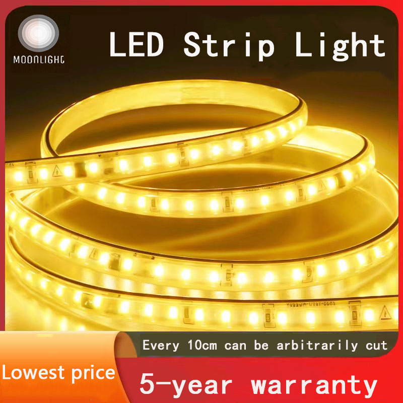 LED Strip Lights IP65 Waterproof Warm/White Indoor Outdoor Cuttable LED