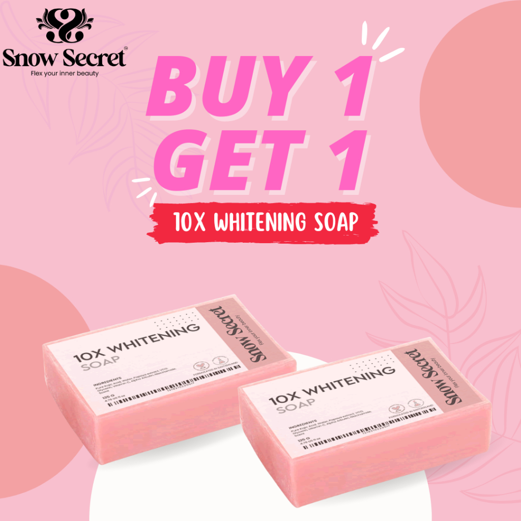 Skin Care by Snow Secret BUY 1 TAKE 1 10X Whitening Soap Brightens and