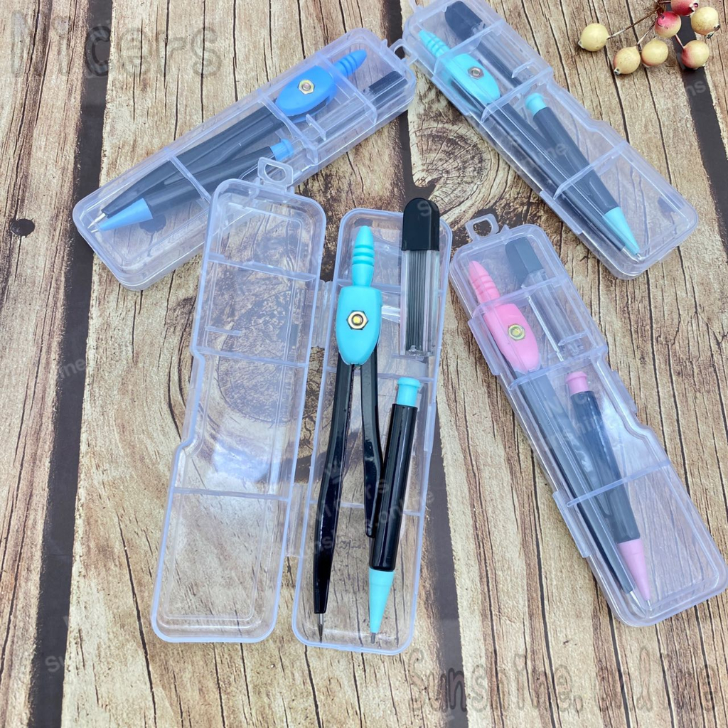 Metal Compass setwith Pencil Lead 2B #8056 | Shopee Philippines