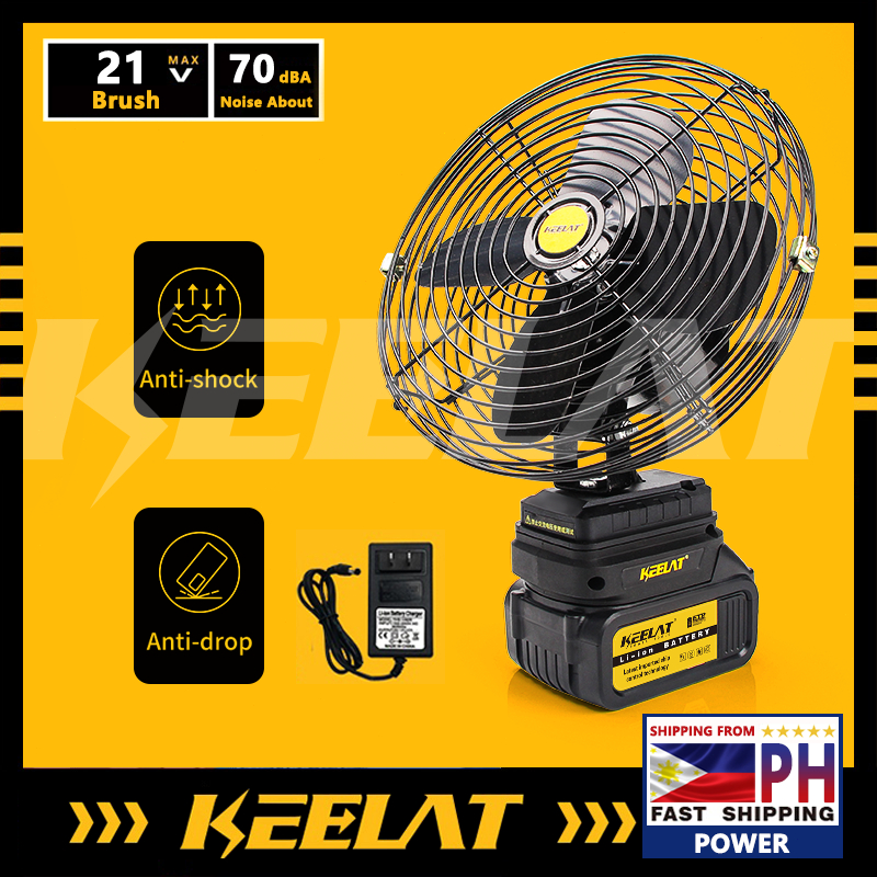 KEELAT 5/6/8” inch Portable Fan High Power Outdoor Desktop Cooling Fans