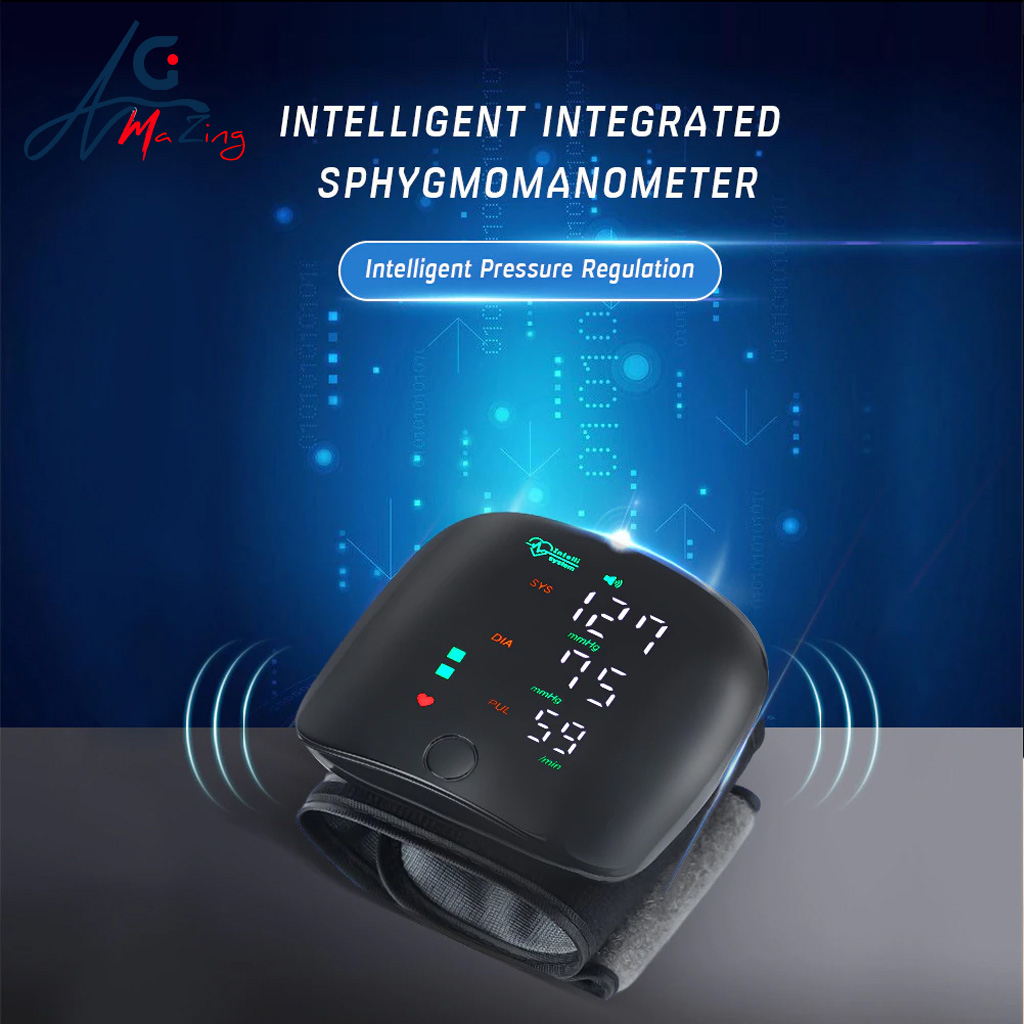 Medical Smart Touch Big HD LED BP Digital Screen Voice Wrist Blood