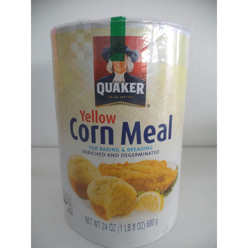 Quaker Yellow Enriched and Degerminated Corn Meal Canister, 24 oz Shopee Philippines