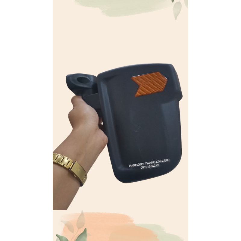 Harmony Ebike side mirror foldable and with signal light indicator