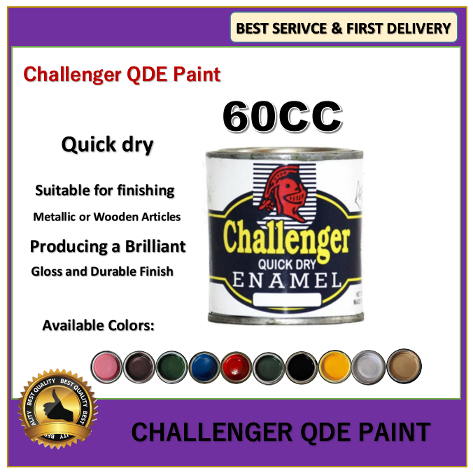 Challenger QDE gold paint 60cc quick dry enamel paint Shopee Philippines