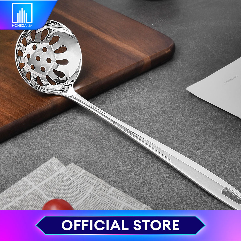 Home Zania Stainless Steel Perfect Fry Ladle, Skimmer & Strainer CK27