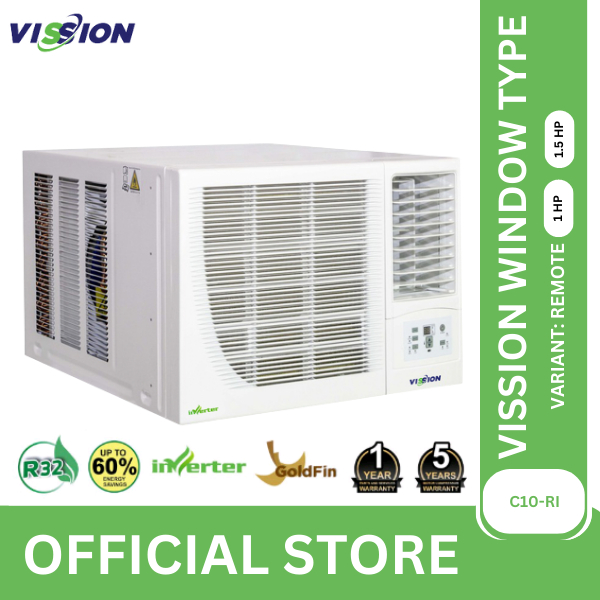 Vission C Series Full DC Inverter Aircon Window Type Energy Saving