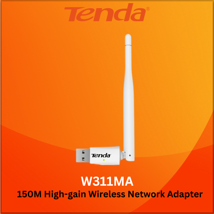 Tenda W311MA PlugandPlay Wireless 600Mbps USB WiFi Router Adapter PC