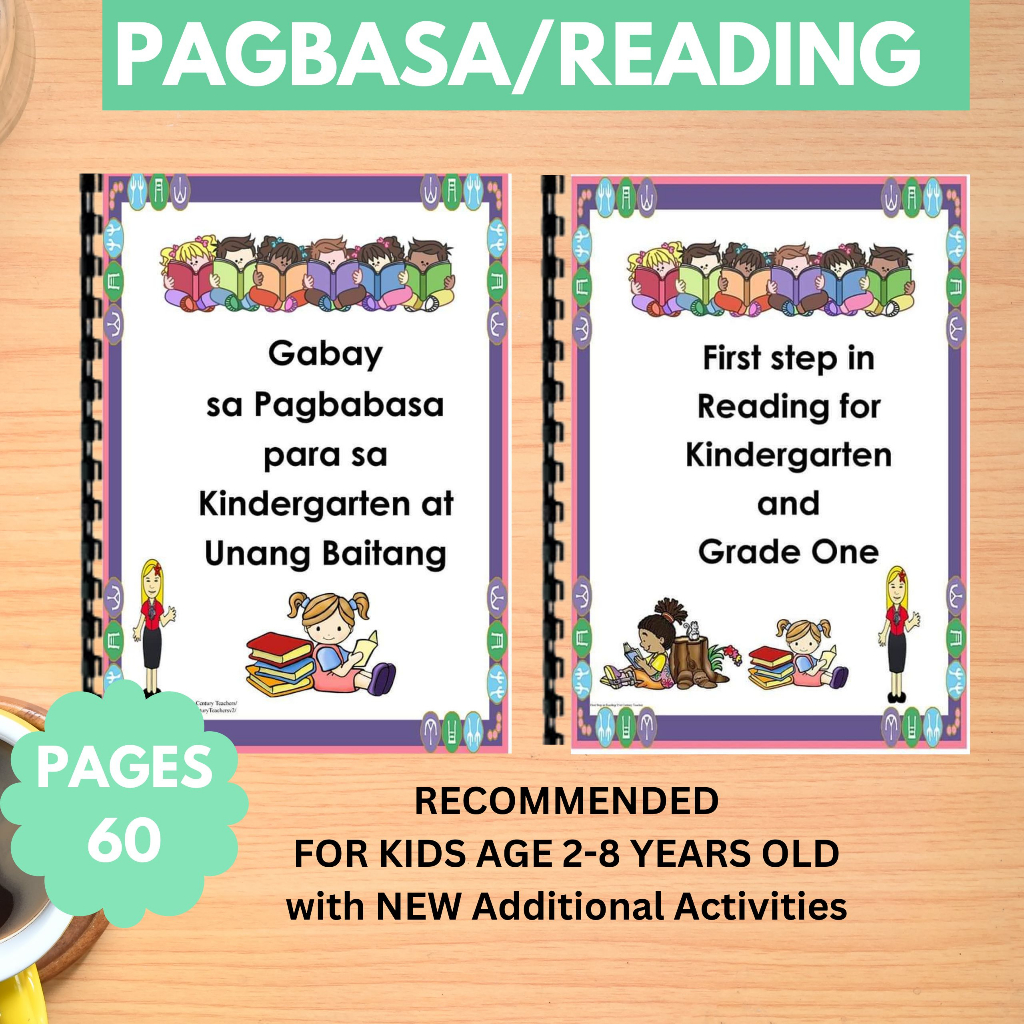  workbook for kids gabay sa pagbabasa first step in reading for