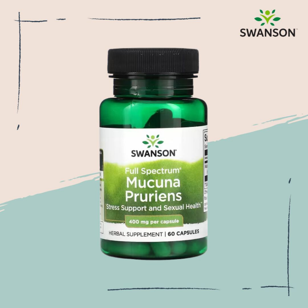Swanson Ph Swanson, Full Spectrum Mucuna Pruriens, 400 mg, 60
