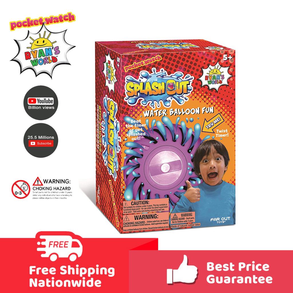 RYAN S WORLD 31102 Splash Out Game Water Balloon Fun Shopee Philippines