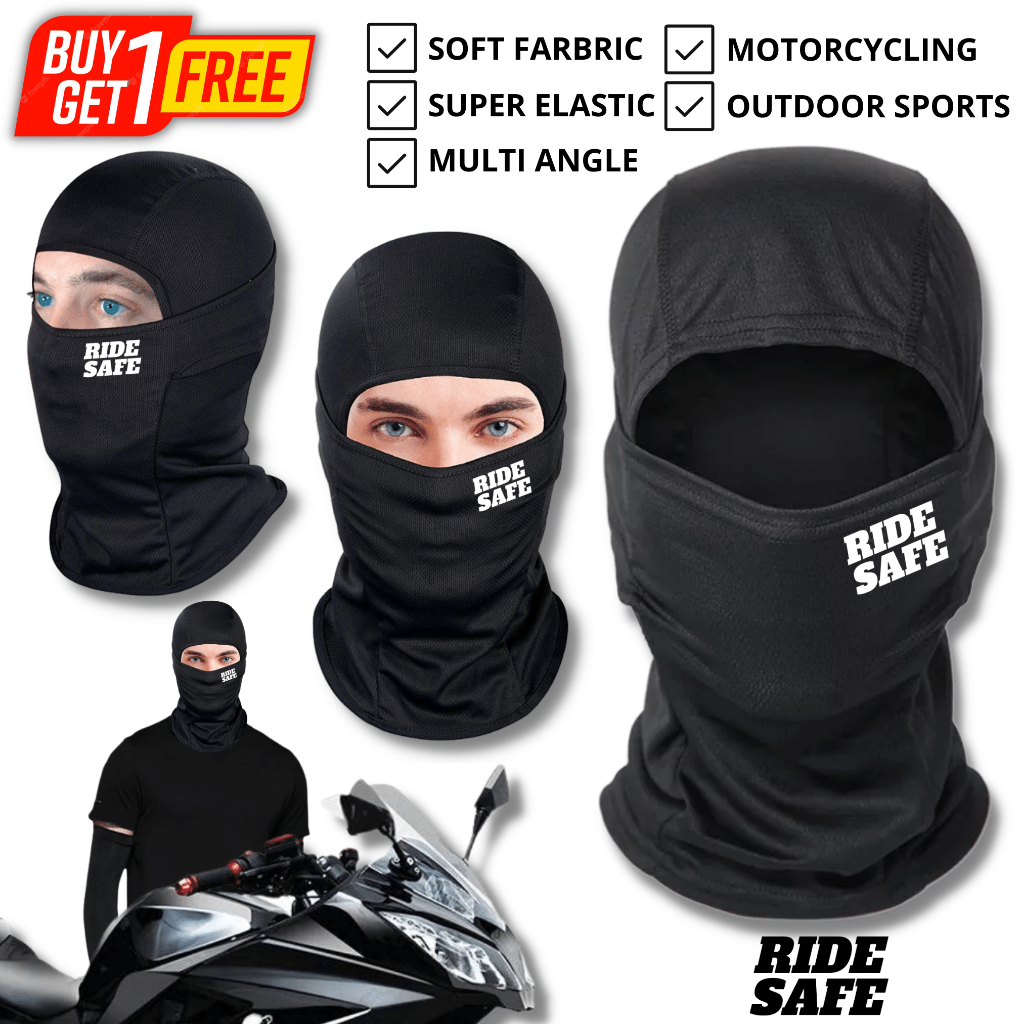 Buy Balaclava Take Head Cover Motorcycle Full Face Mask with Cooling  System Technology Unisex
